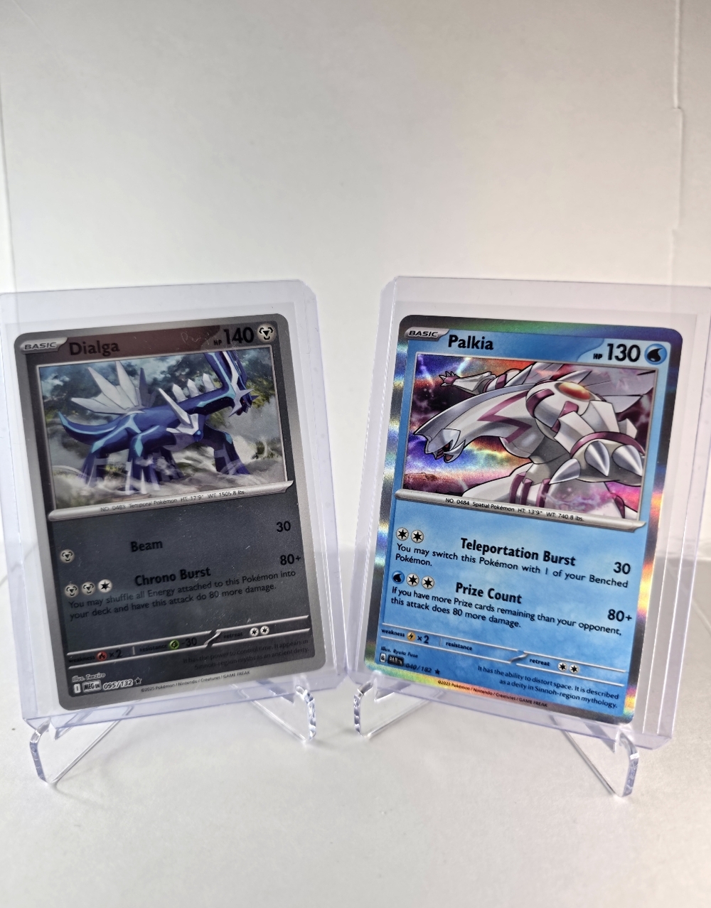 Pokémon TCG - Dialga & Palkia - Mega Evolution/Paradox Rift - 095/132 & 040/182
